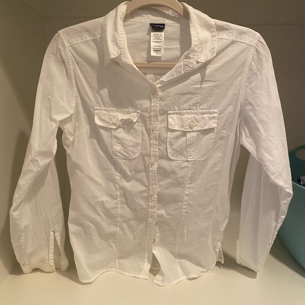 Patagonia Women's White Organic Cotton Shirt